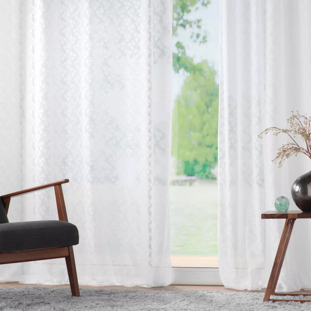 PANNEAU A OEILLETS 140 x 280 CM MAILLE FANNY