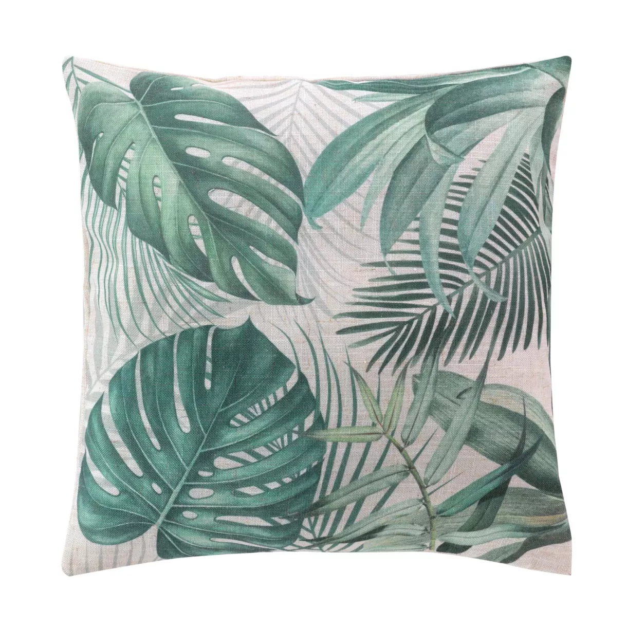 COUSSIN DEHOUSSABLE COMPRESSE 45 x 45 CM POLYESTER/LIN IMP. EQUATEUR DES. PLACE