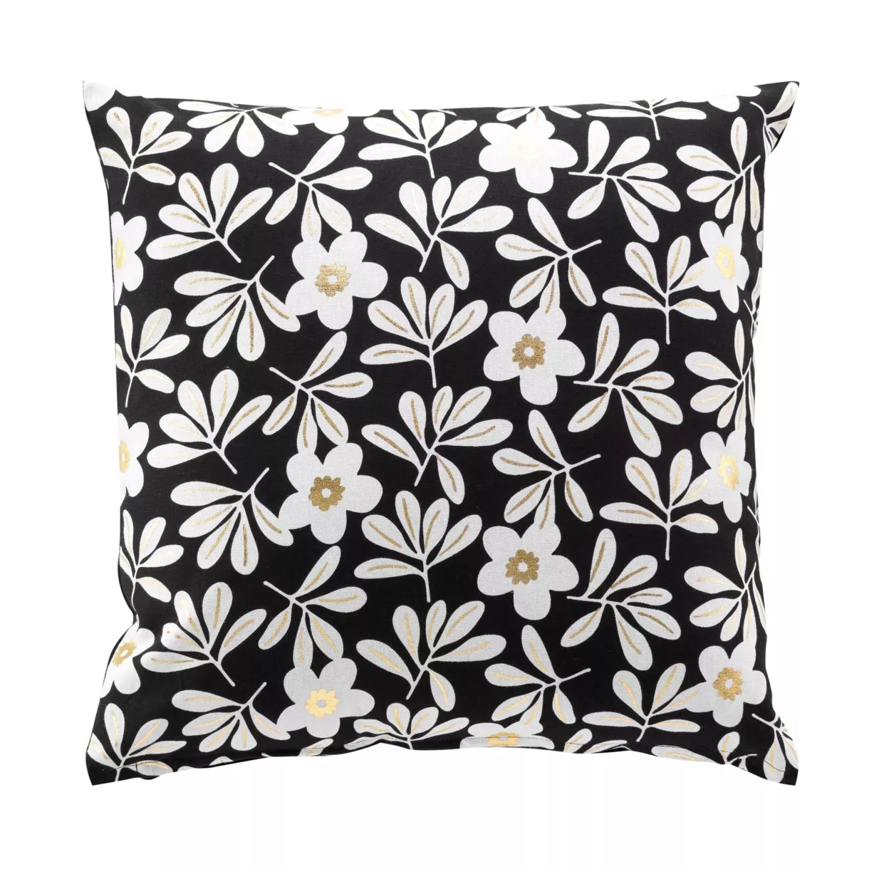 COUSSIN DEHOUSSABLE COMPRESSE 45 x 45 CM COTON IMPRIME OR WILMA DES. PLACE