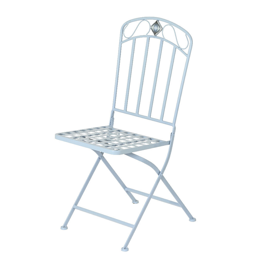 Chaise de bistrot florida fer outdoor
 L37.00-W50.00-H92.50cm