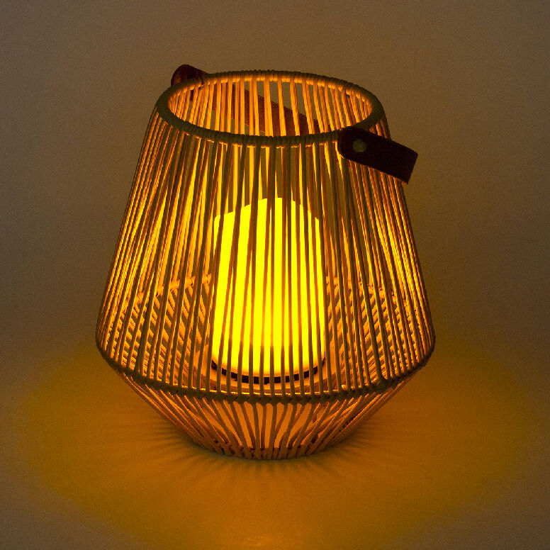 Lanterna da giardino a pile LED Victoria - Bianco caldo