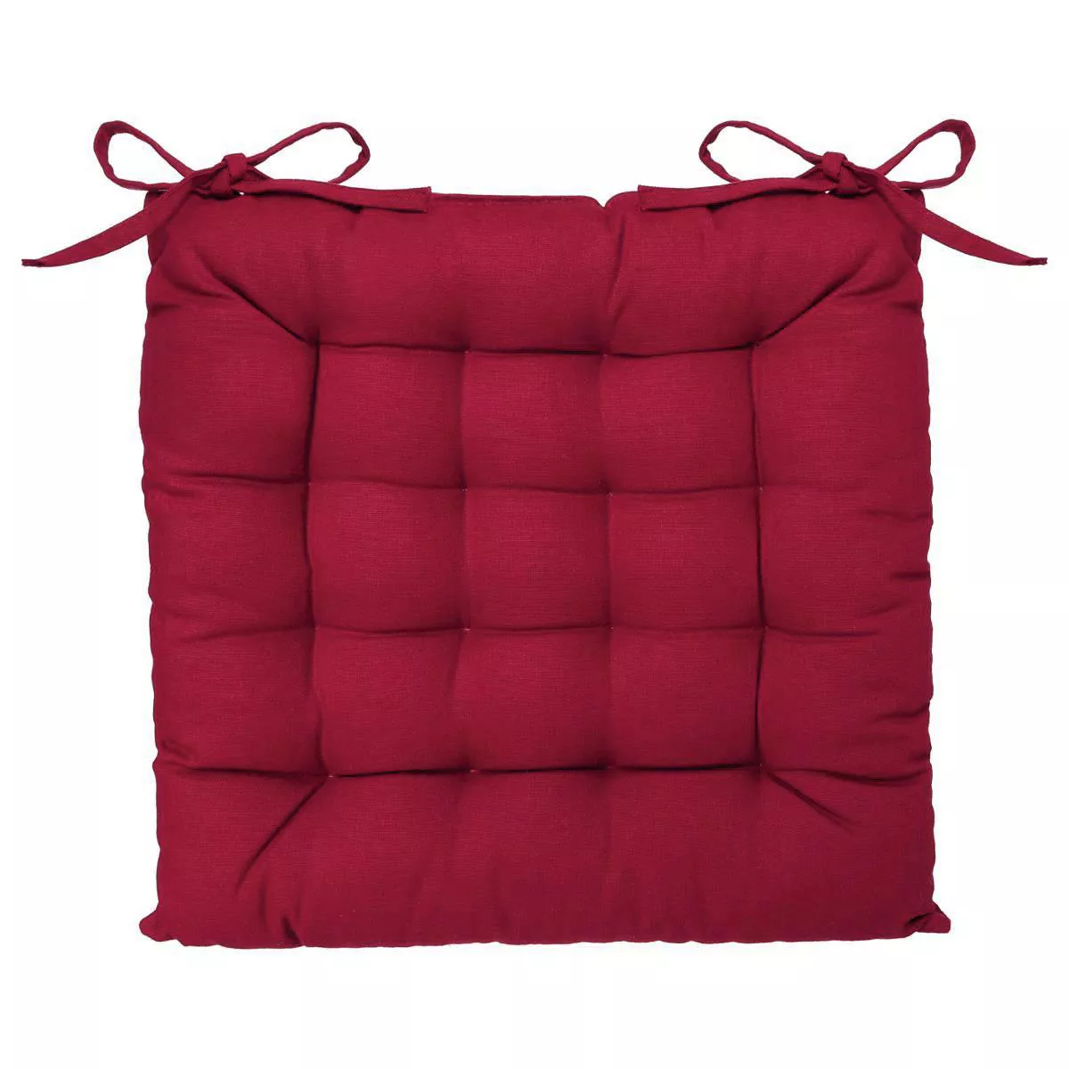 Coussin de chaise carré Datara Rouge 1