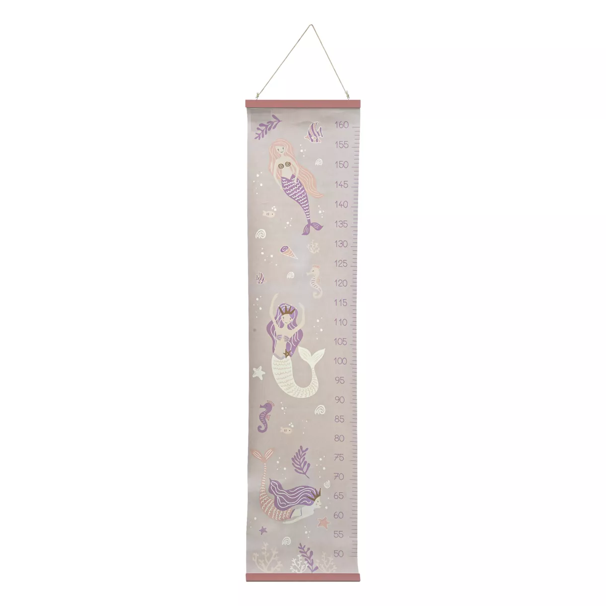 Medidor de altura mural para niños (H 124 cm) Sirène Violeta