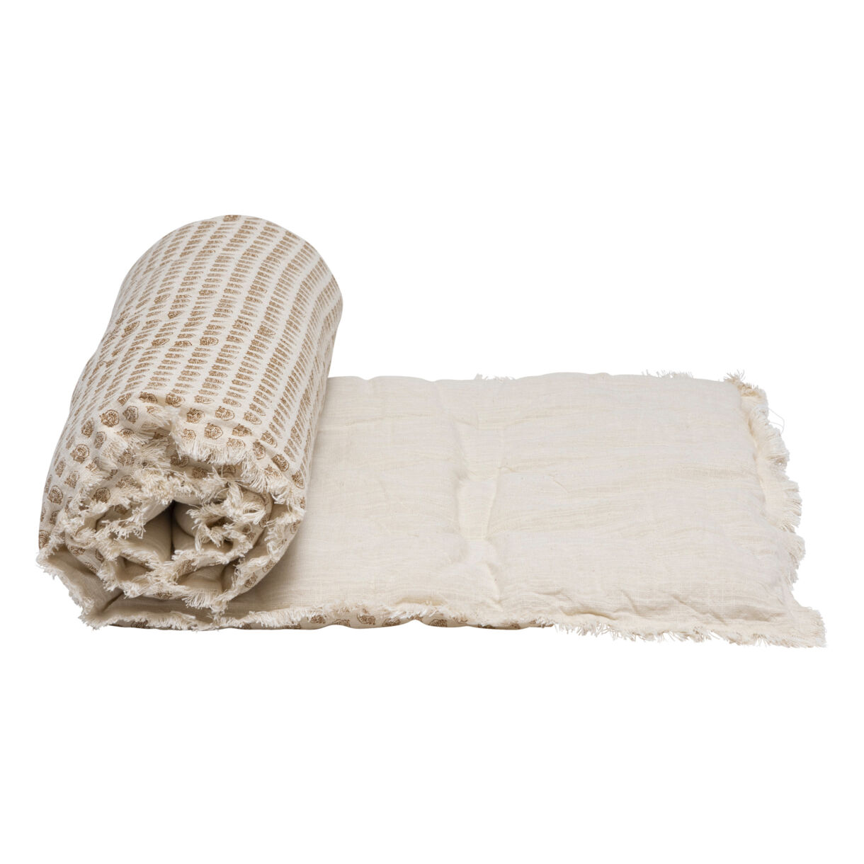 Colchoneta de algodón (60 x 180 cm) Indie Beige
