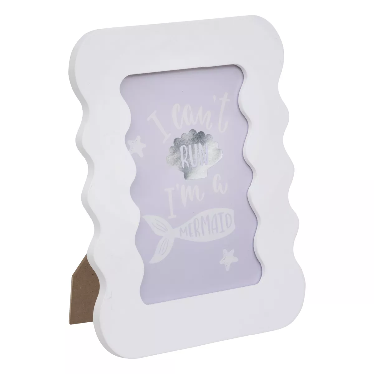 CADRE PHOTO SIRENE BLNC 10X15 L, 16,4 x P, 1,1 x H, 20,4 cm Blanc