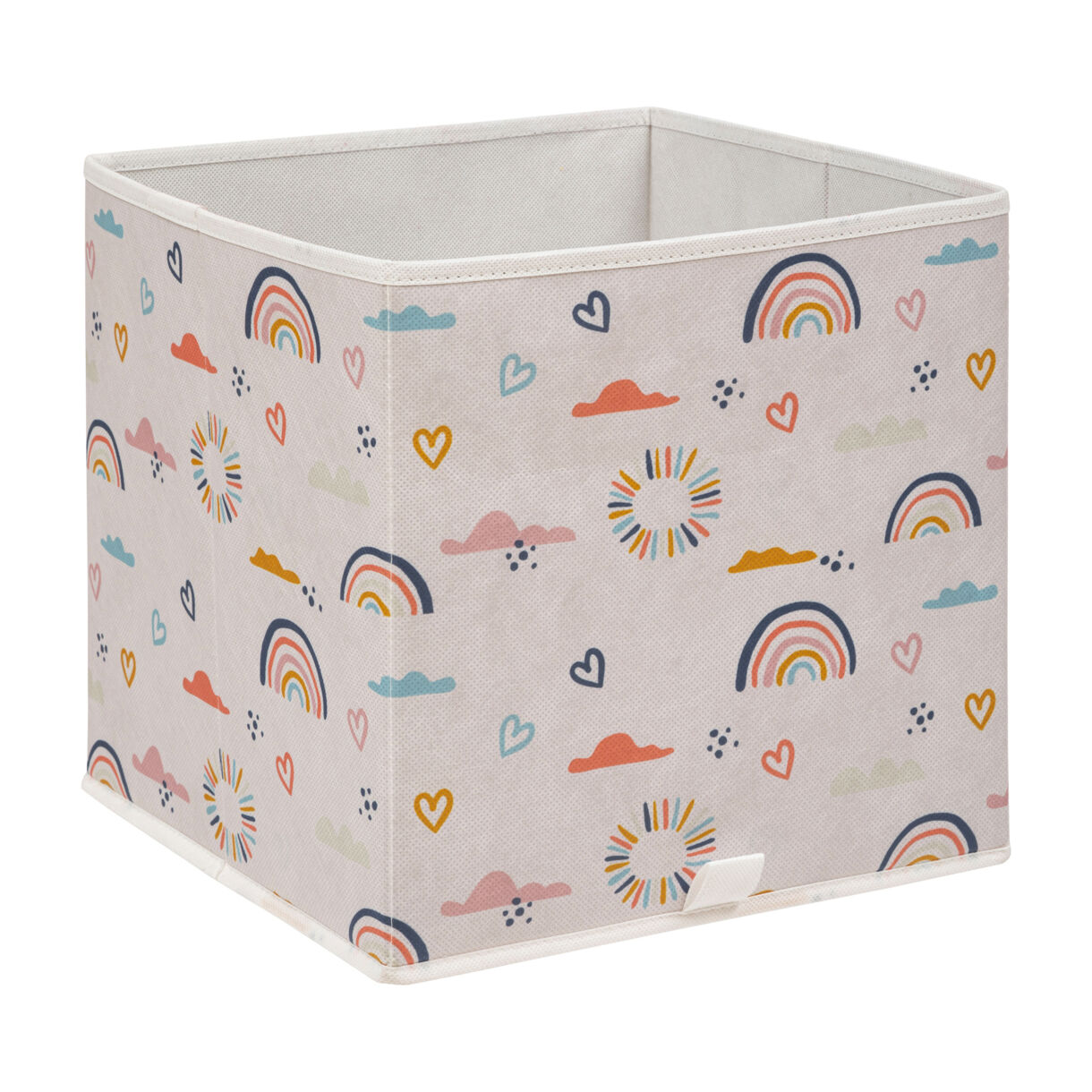 Cesta de almacenamiento infantil (29 x 29 cm) Arc-en-Ciel Multicolor