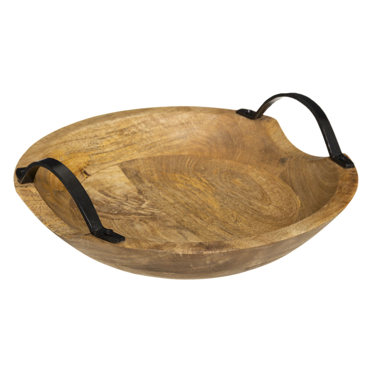 Svuotatasche in legno di mango (29,5 x 27 cm) Wild Beige