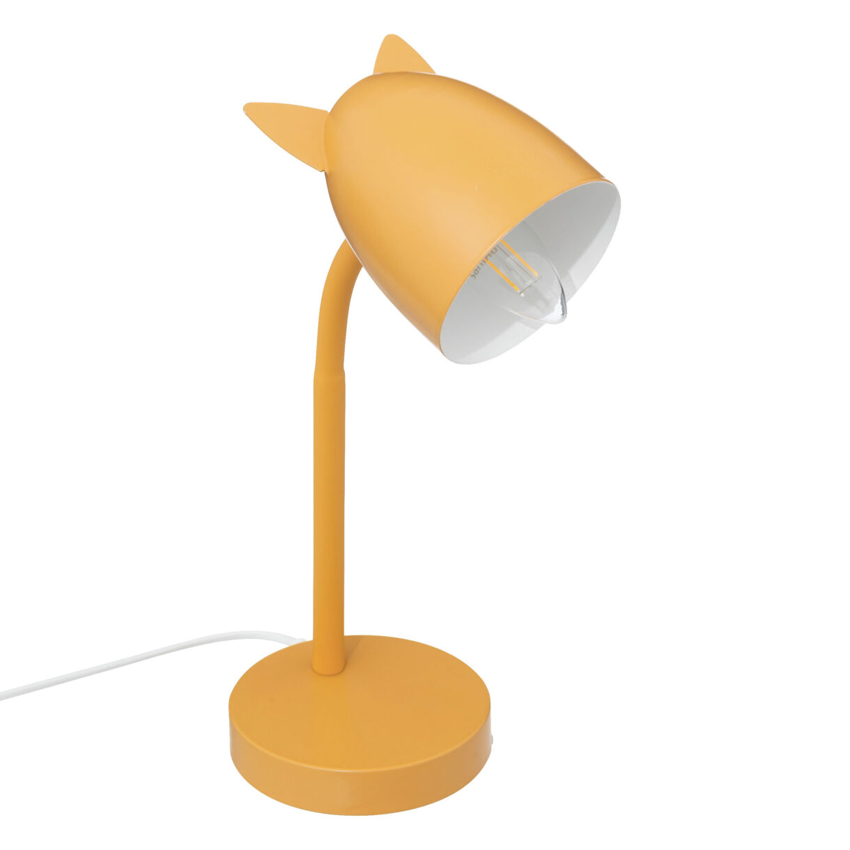 Lámpara de mesa para niño (H31 cm) Oreilles Amarillo ocre