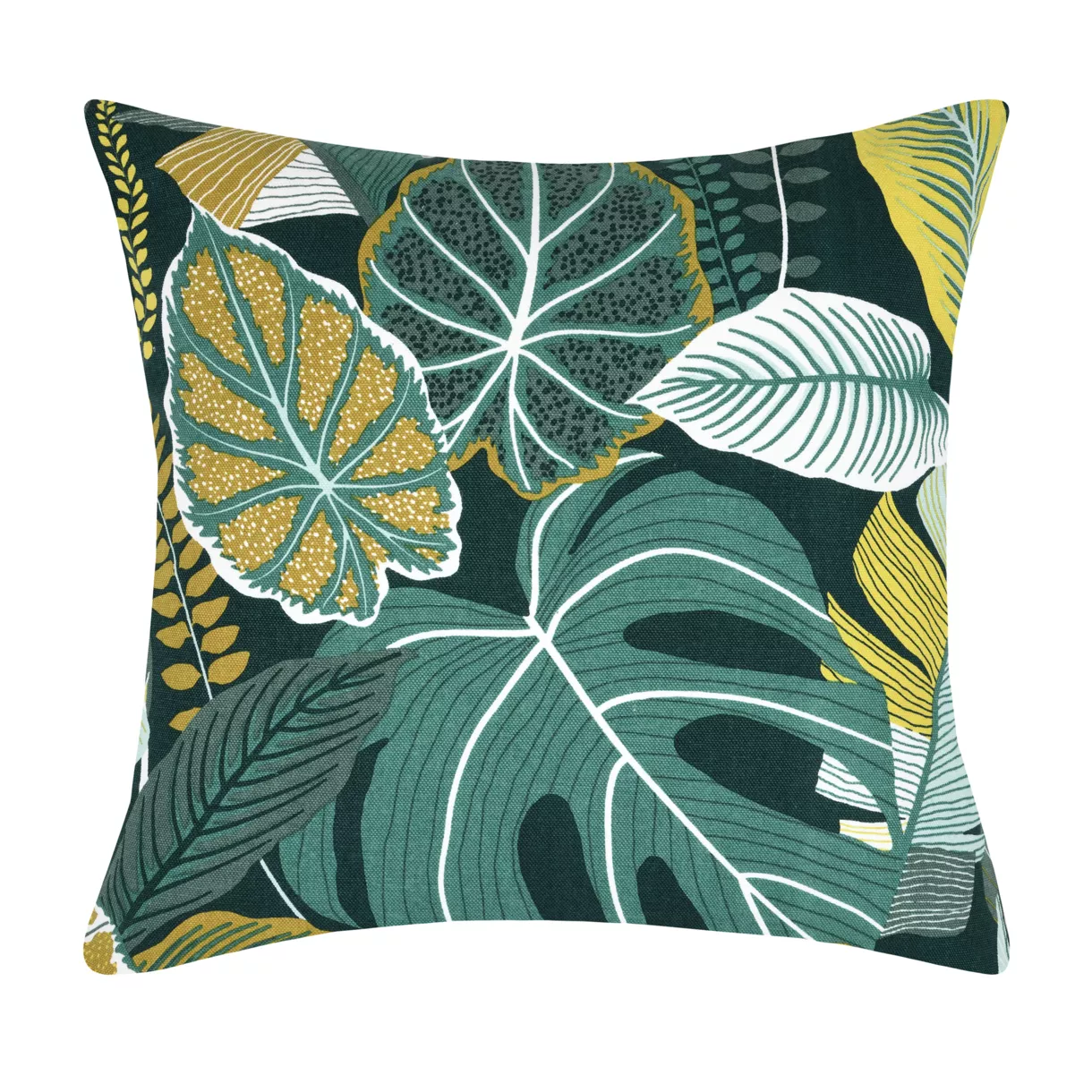Vierkant kussenhoes katoen (40 x 40 cm) Tara Eendblauw