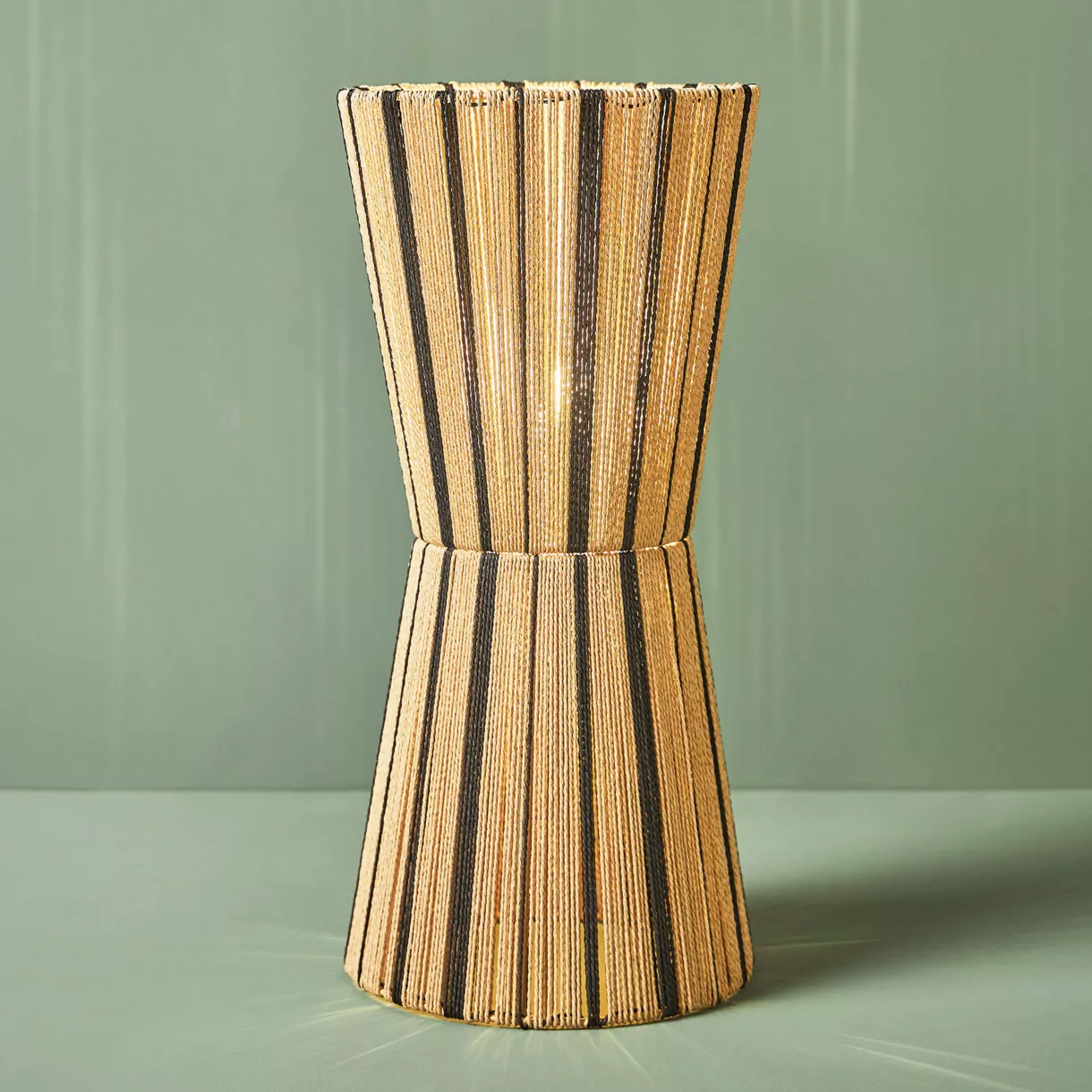 LAMP.MET.PAPIER.TAMA.NR.BEIGE Dim : D23xH50 cm