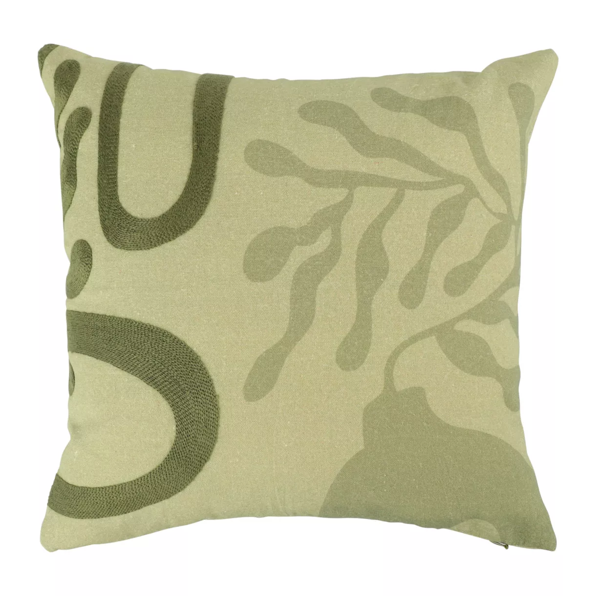 HOUSSE DE COUSSIN CARRƒE BOTAN Dim : 40x40 cm