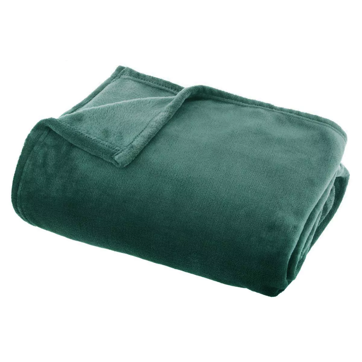 Plaid doux (180 cm) Tendresse flanel Vert 1
