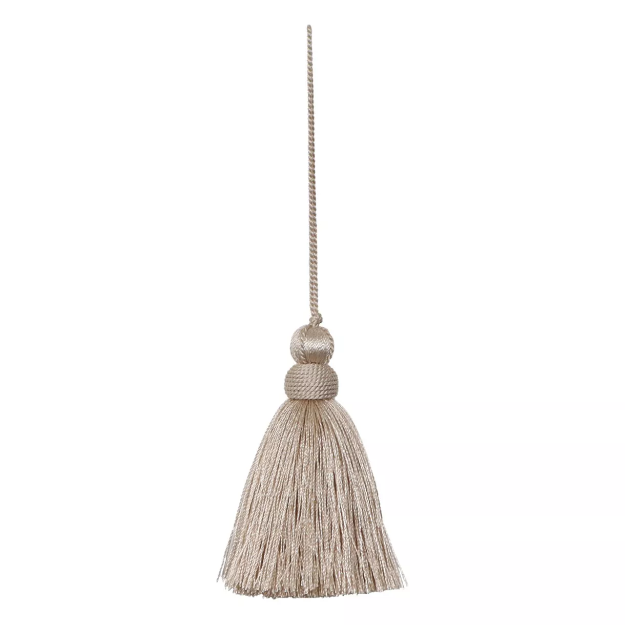 Decoratieve deurlink pompon (H19 cm) Paul Beige