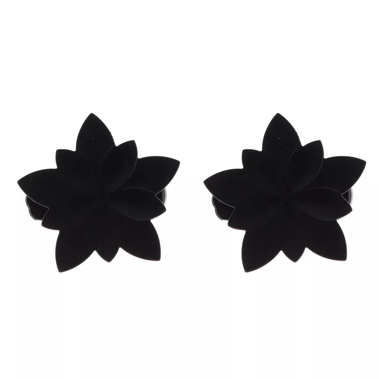 Lote de 2 pinzas para cortinas Nymphéas Negro mate
