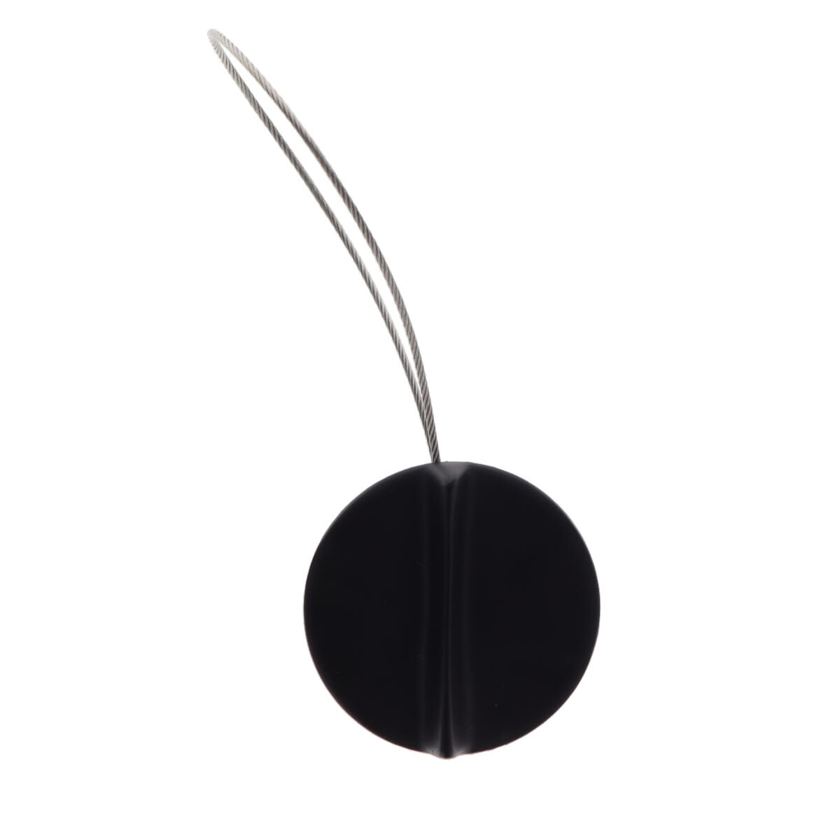 Raffhalter Vorhang magnetisch (14 cm) Mistery mattes Schwarz
