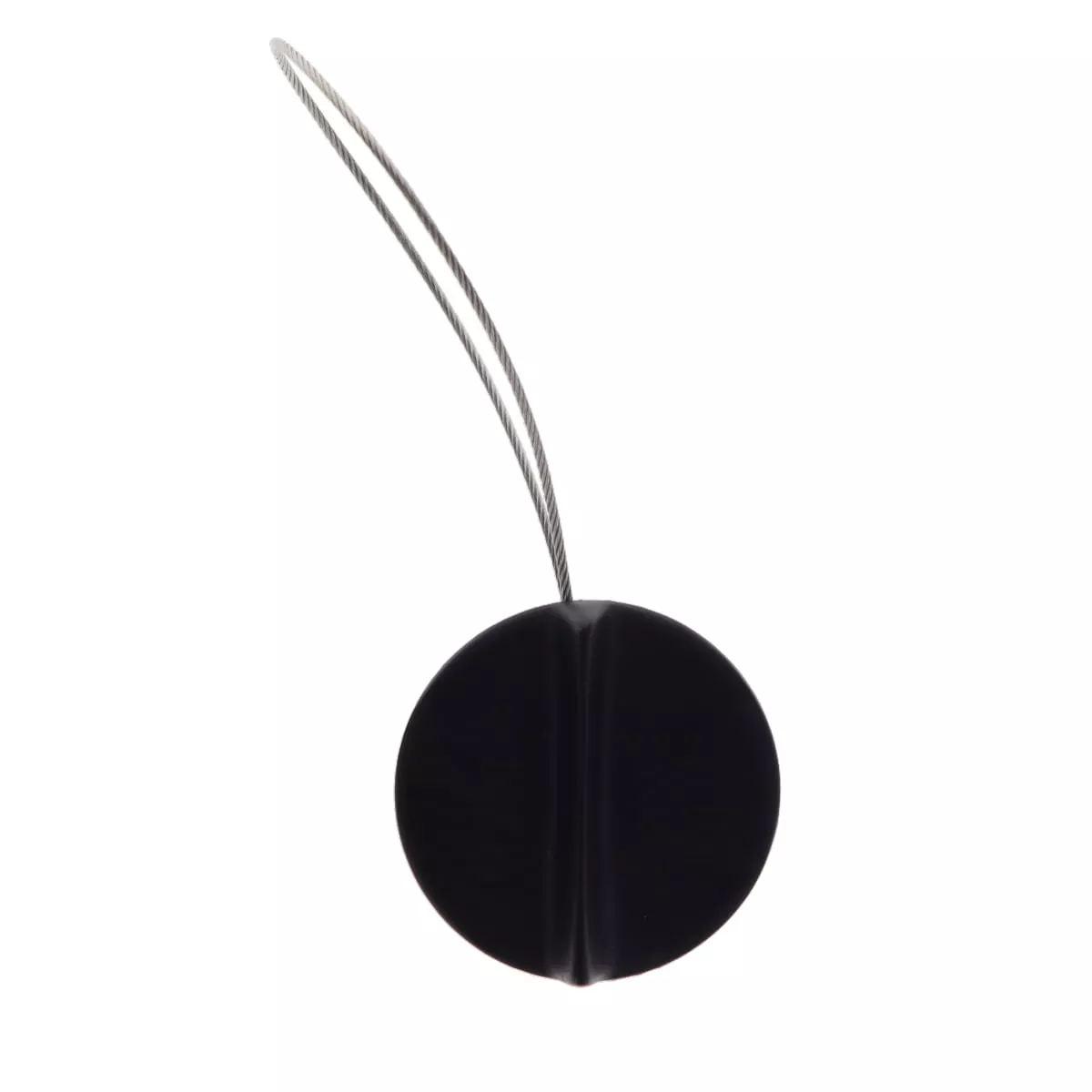 Alzapaños magnético para cortina  (14 cm) Mistery Negro mate