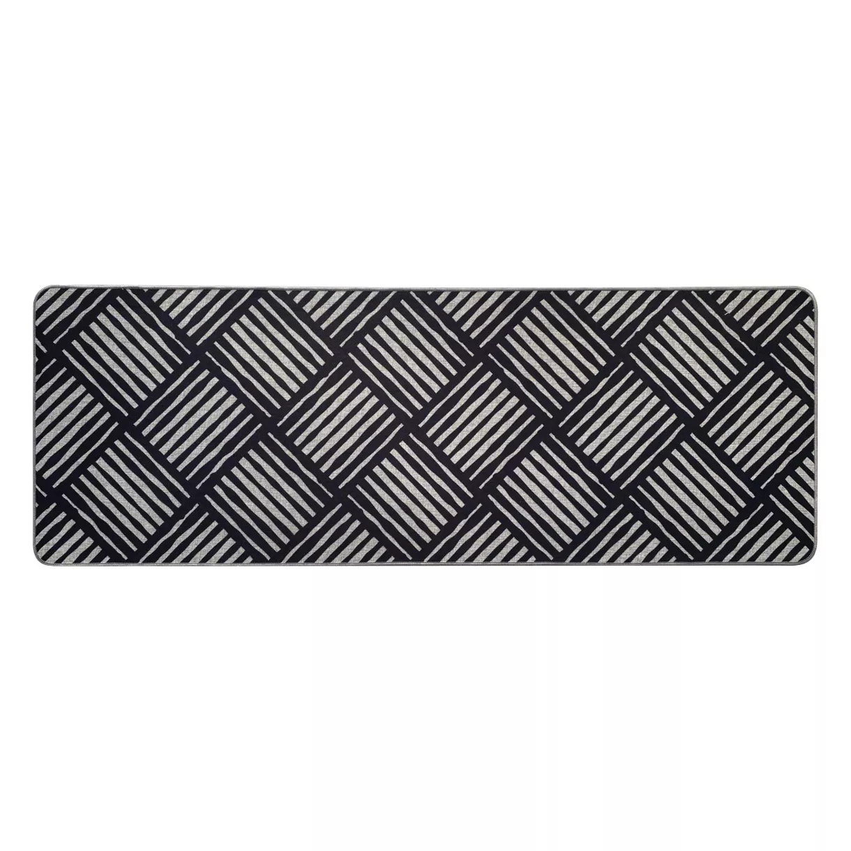 TAPIS IMP 50X140CM POLYESTER - AFRICA GRIS