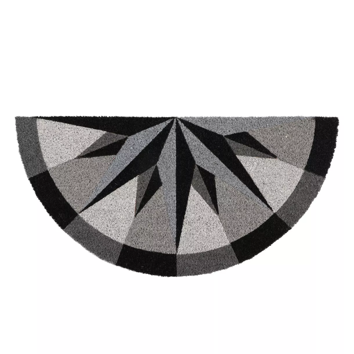 TAPIS IMP DEMI LUNE 37X75CM COCO/PVC - ROSE DES VENTS