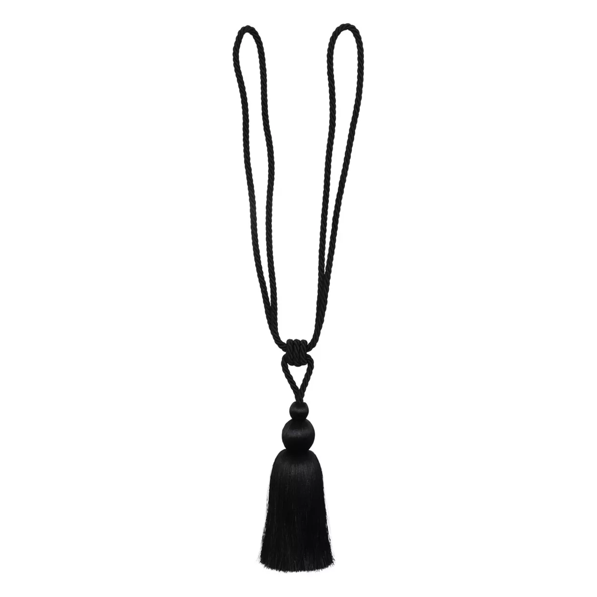 Alzapaños para cortina (92 cm) Napoléon Negro
