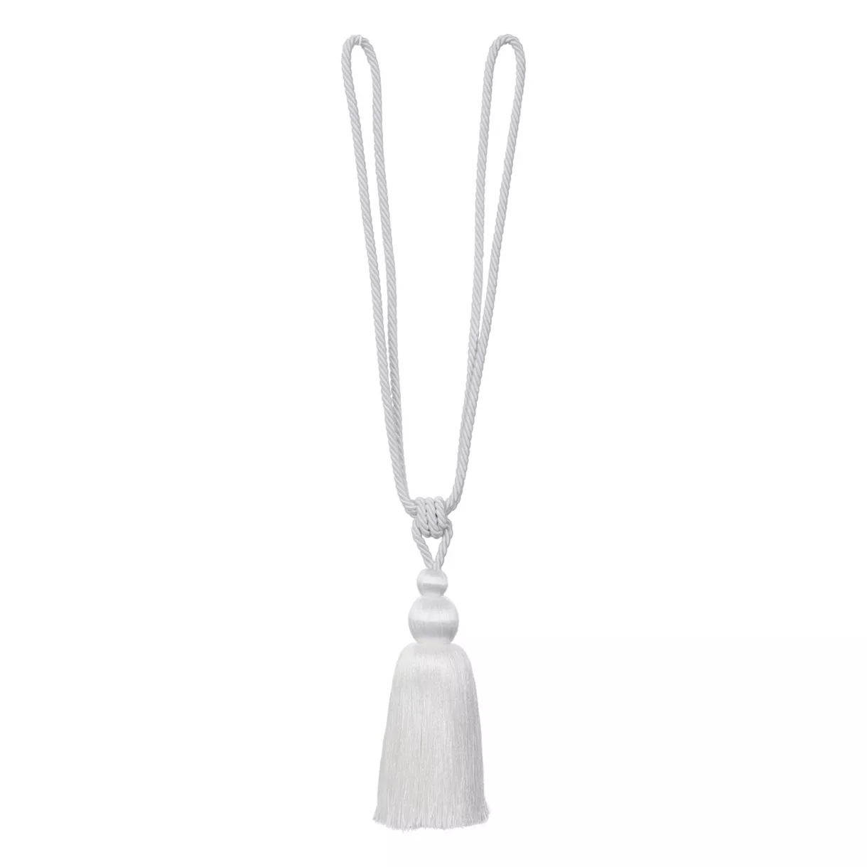Alzapaños para cortina (92 cm) Napoléon Blanco