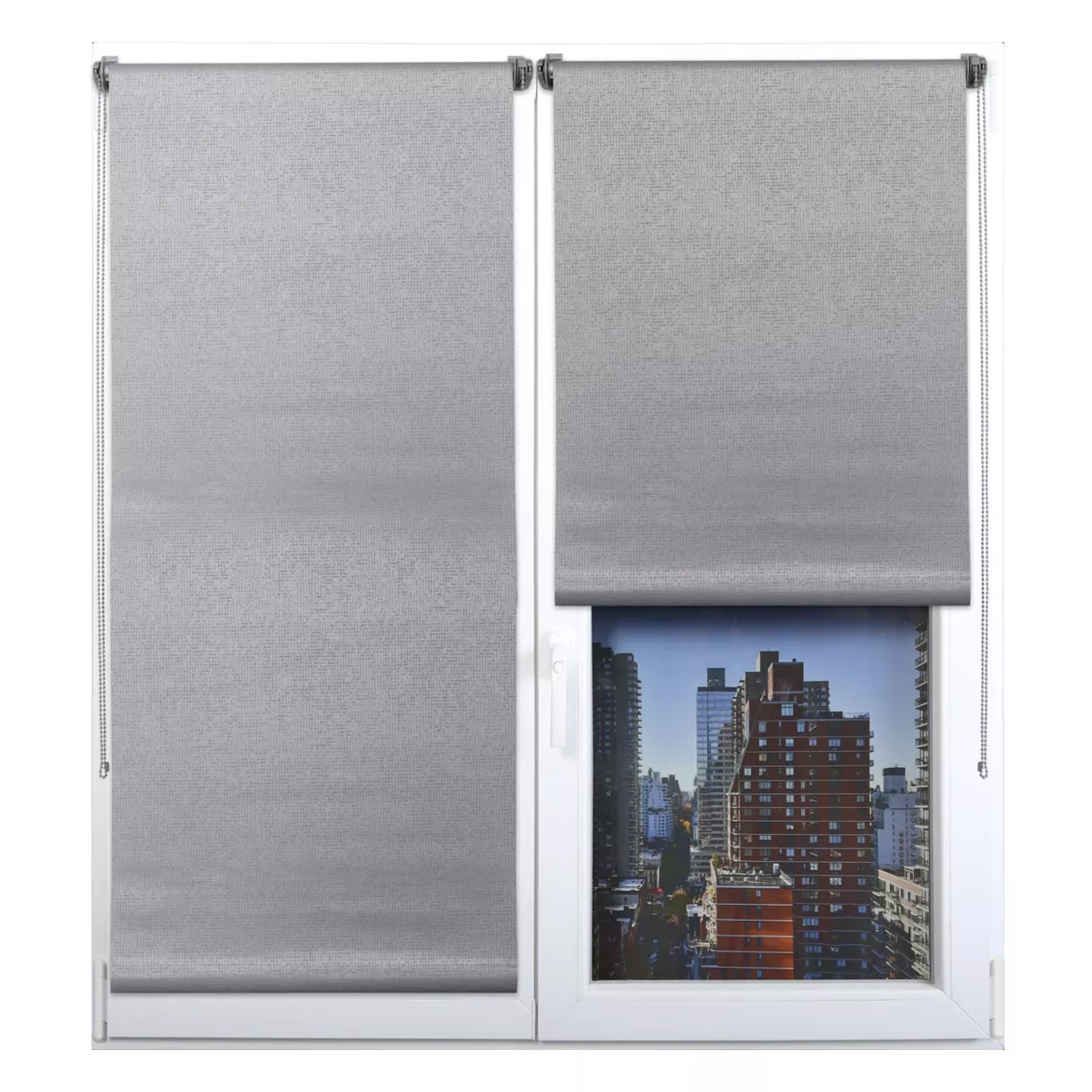 Estor enrollable opaco (45 x 90 cm) Lio Gris 