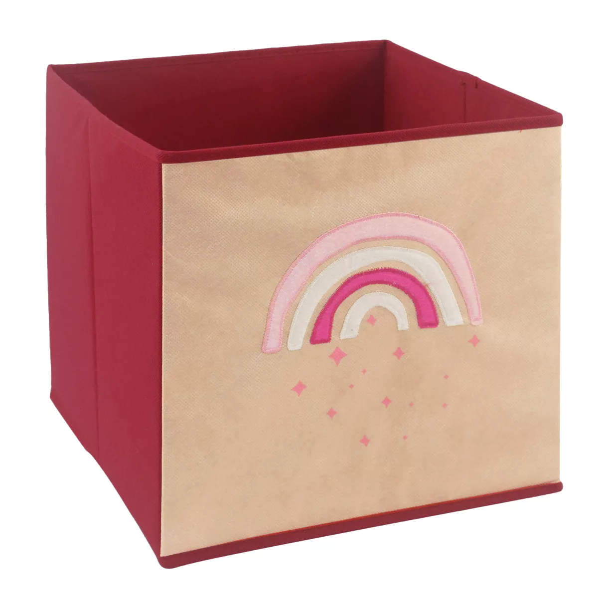 Cesta de almacenamiento plegable para niño (30 x 30 cm) Arc-en-Ciel Rosa