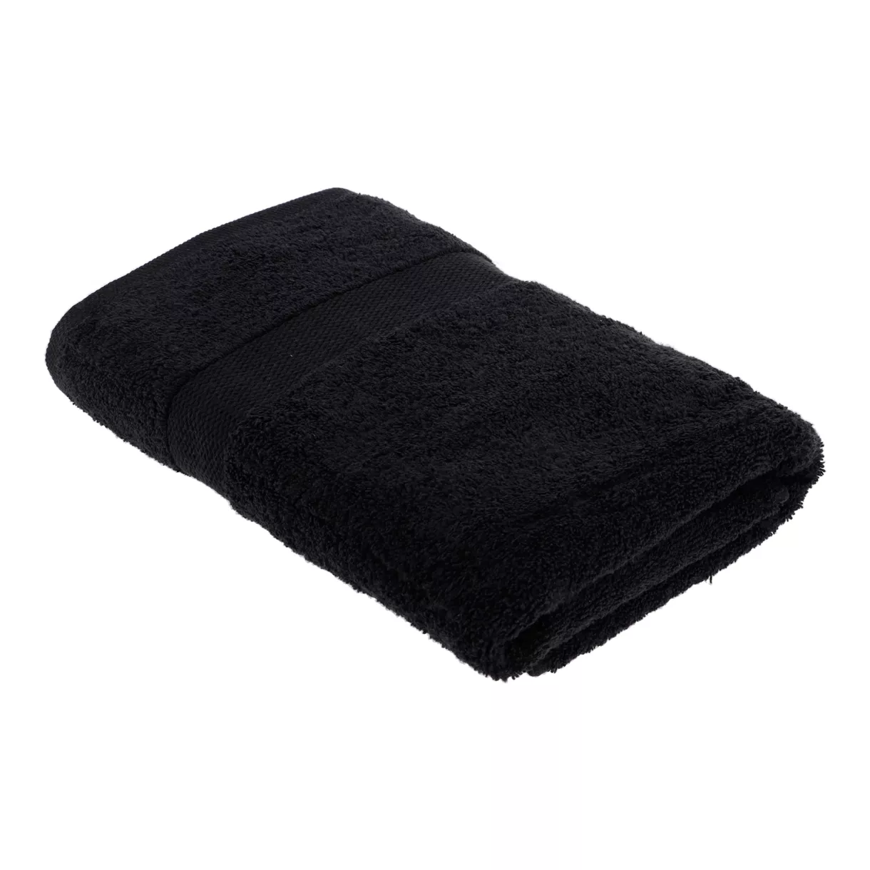 SERVIETTE DE BAIN 70X130 CM 100% COTON - NOIR