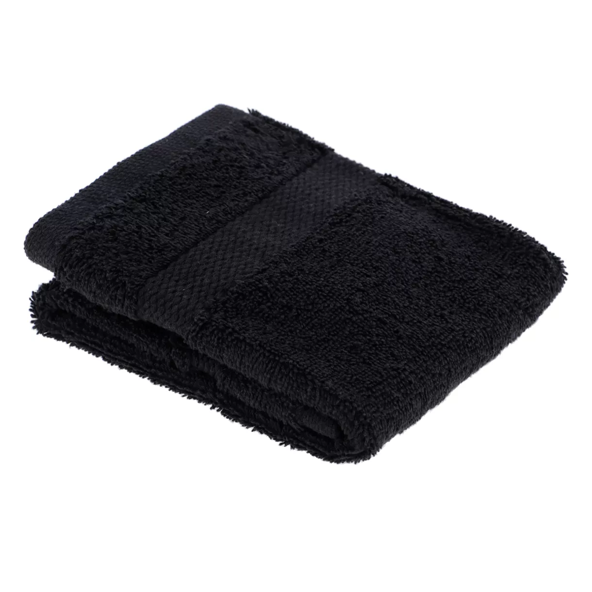 SERVIETTE INVITE 30X50 CM 100% COTON - NOIR
