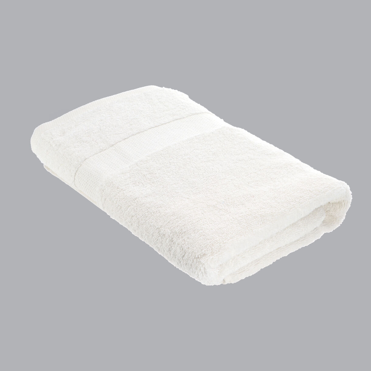 Serviette de bain coton (70 x 130 cm) Timeless Blanche