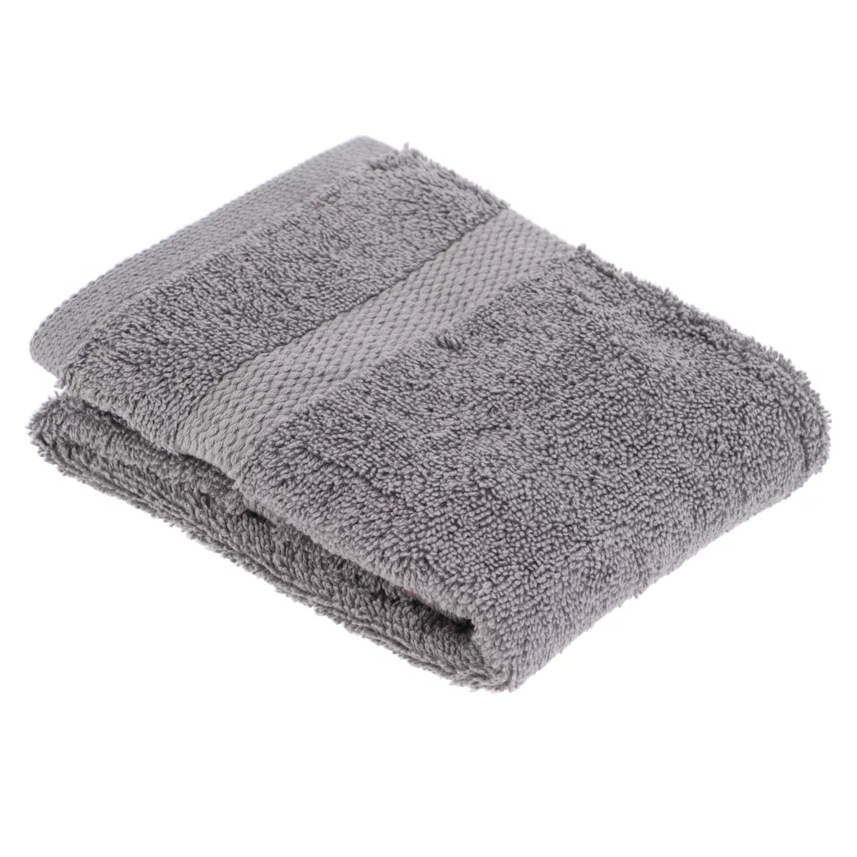 Katoenen badhanddoek (30 x 50 cm) Tijdloos Grijs