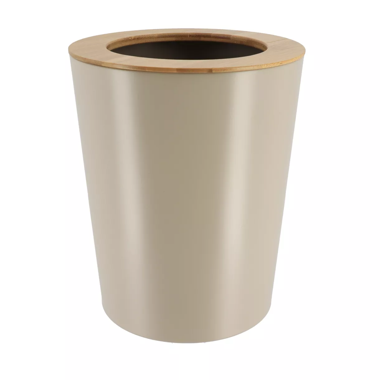 Abfalleimer fürs Badezimmer 5L Purebamboo Taupe
