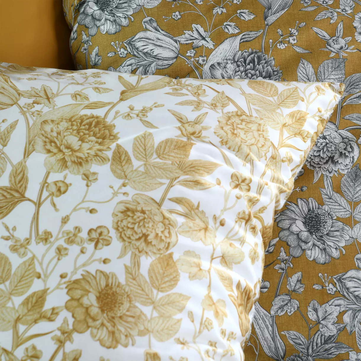 JACINTHE TAIE SAC 63X63 MOUTARDE