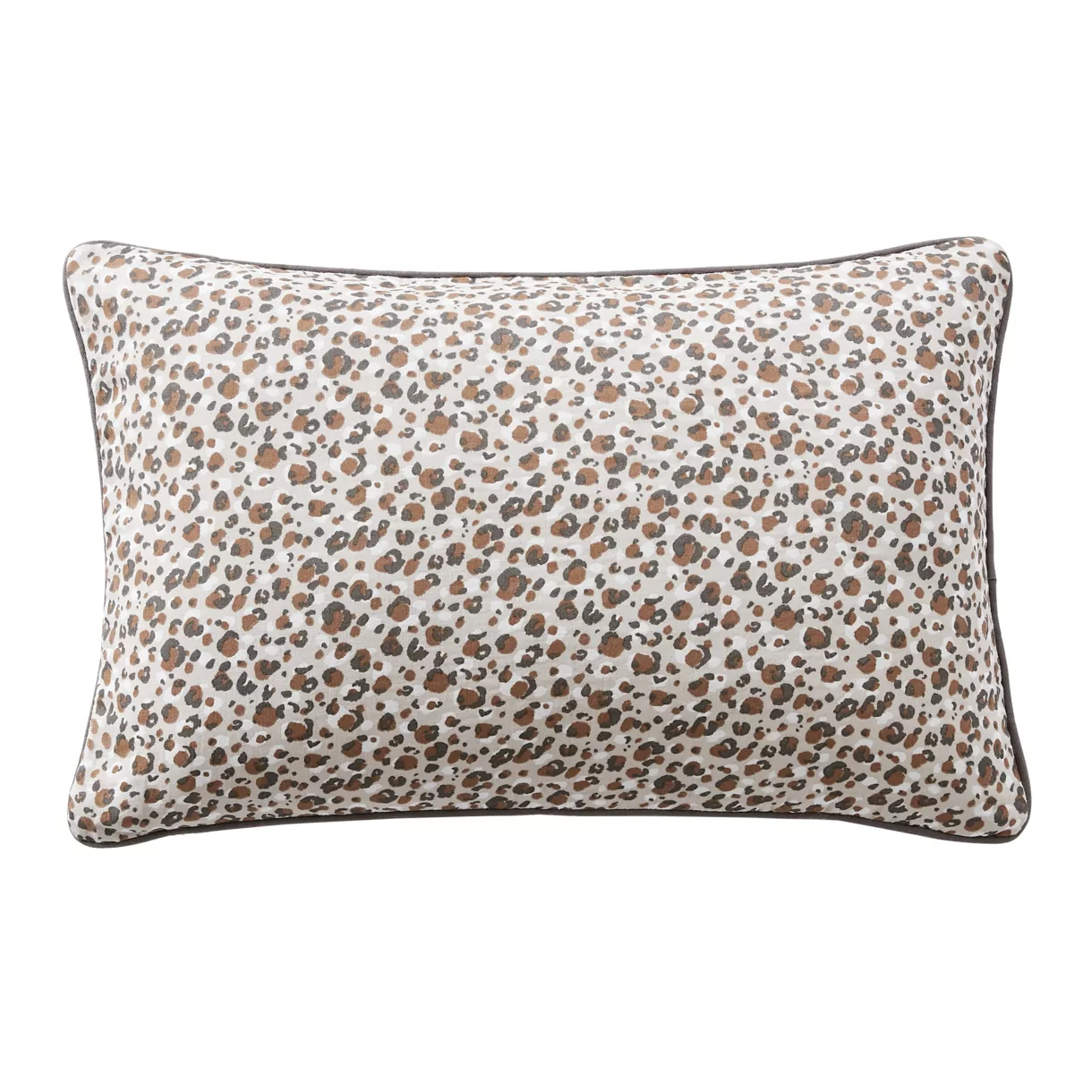 Coussin rectangulaire gaze de coton (40 x 60 cm) Rosa Marron