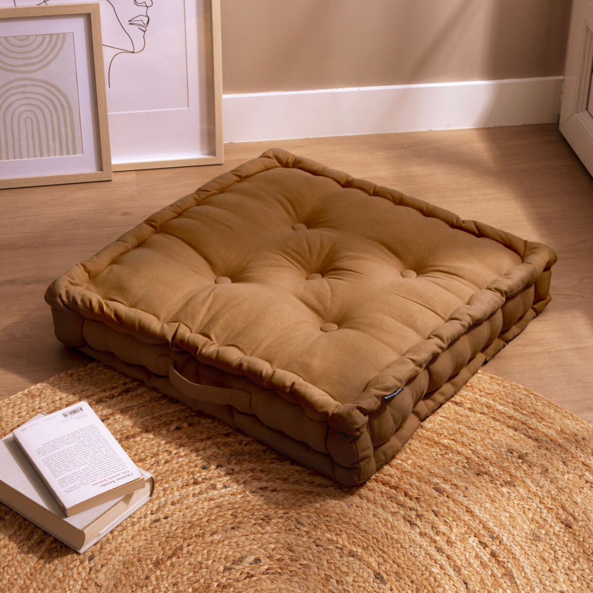 Cuscino da pavimento (60 x H10 cm) Pixel Camel