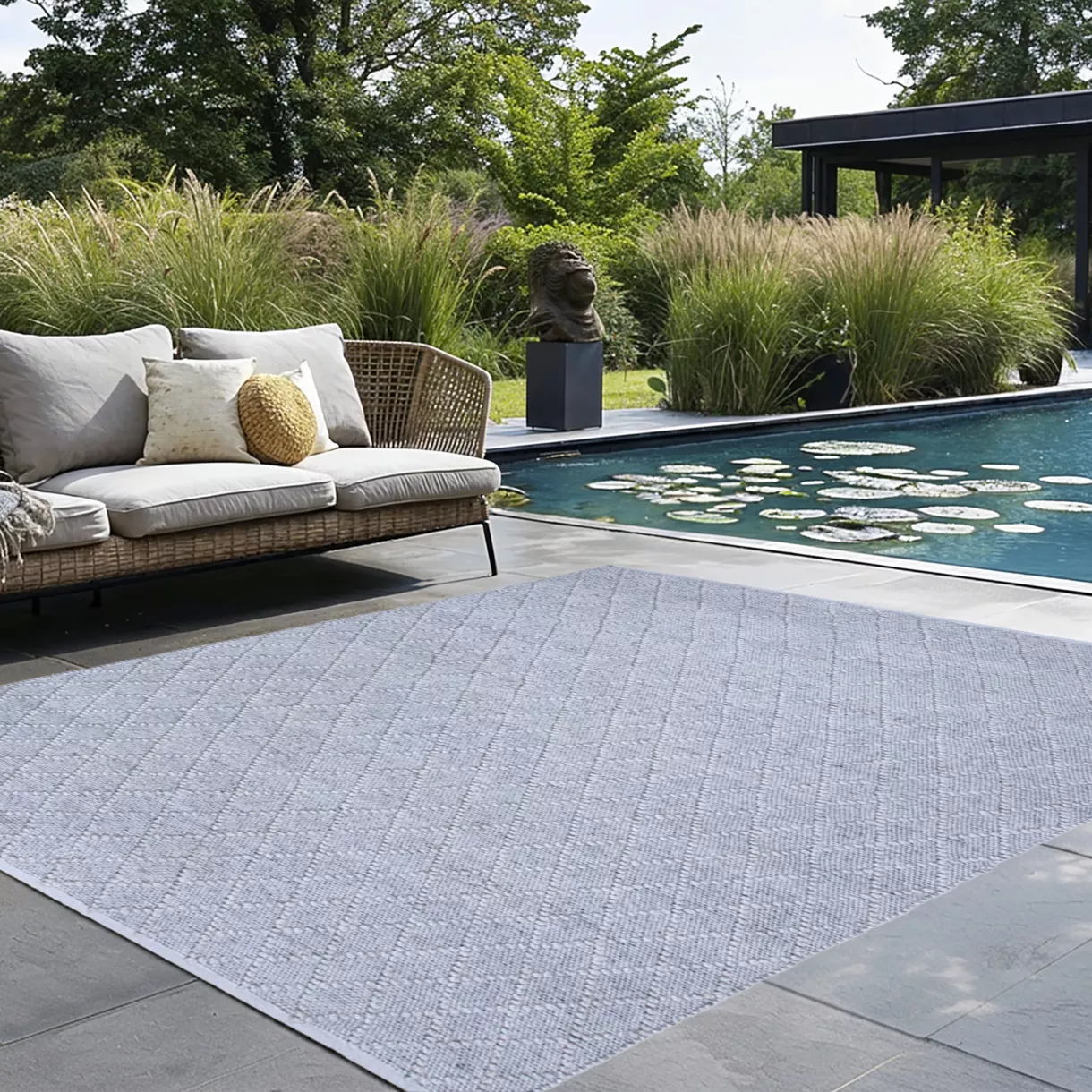 Alfombra de exterior (160 x 230 cm) Orlando Perle	 1