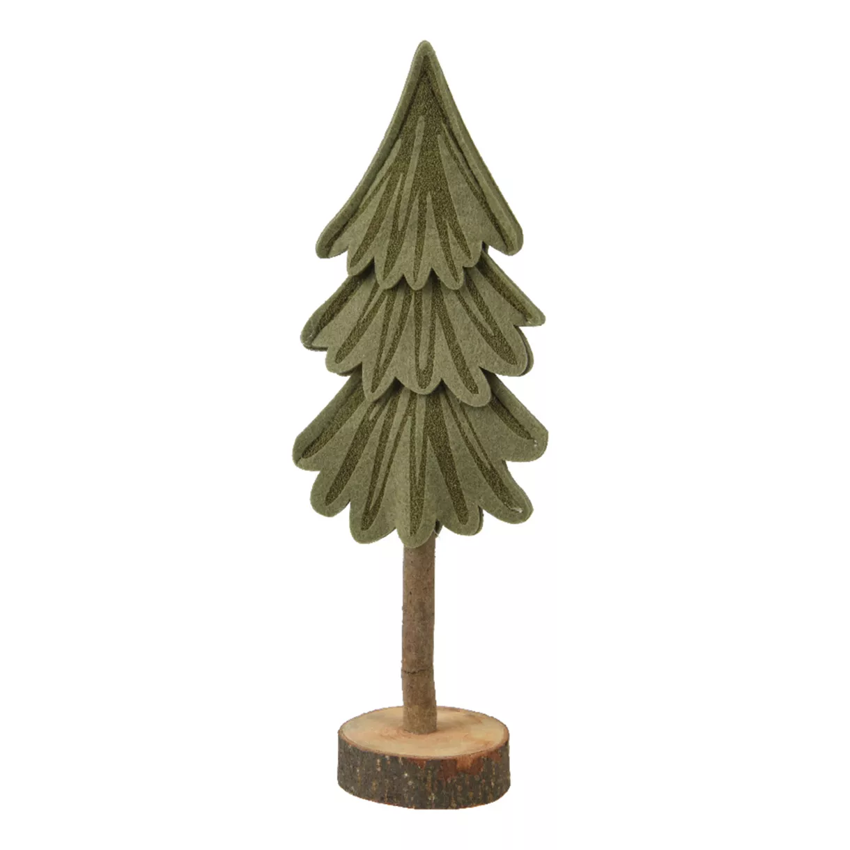 Baum aus Filz zum Aufstellen (H29 cm) Alpin Grün
