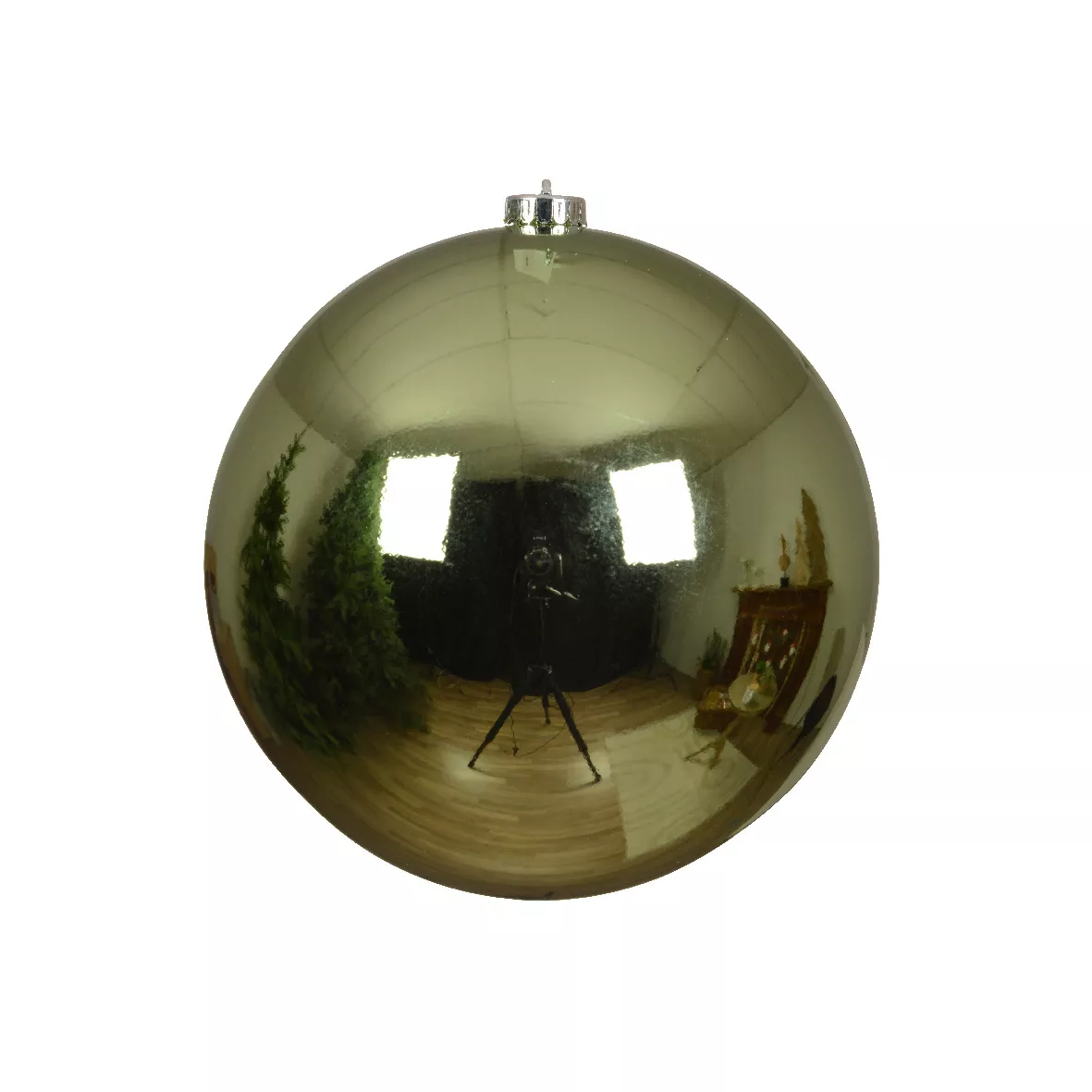 1 Boules incassable brillant ALPINE dia14.00cm the vert