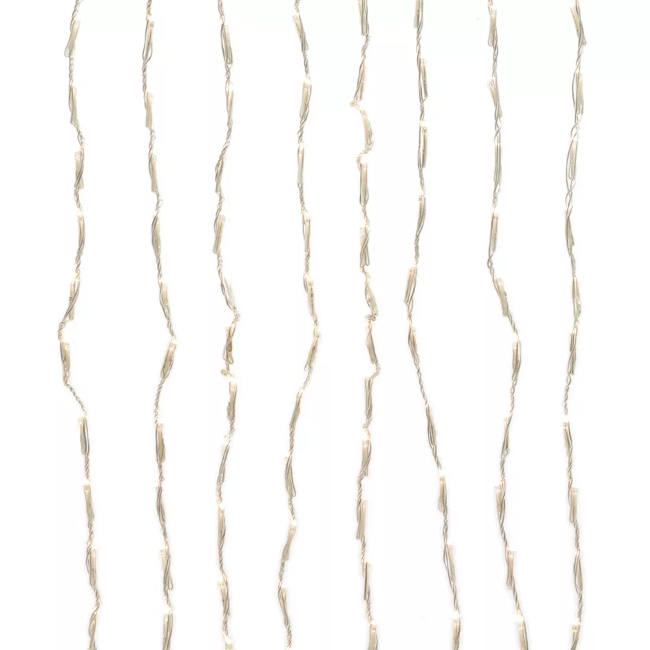 Rideau lumineux H2,60 m Blanc chaud 768 LED Raccordable 24 V
