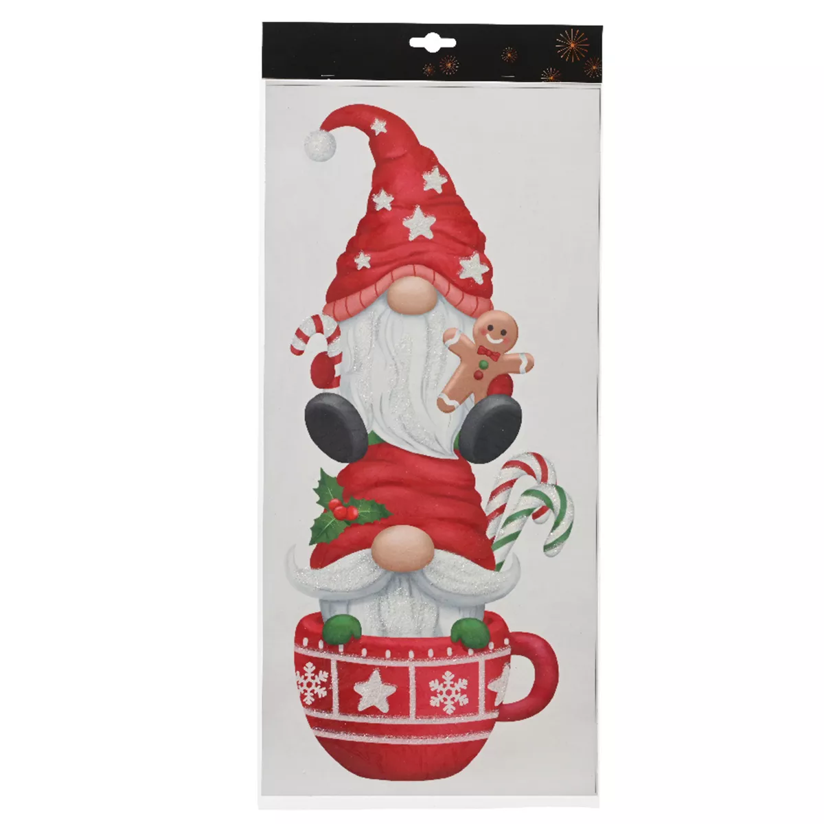 1 Autocollant pet L0.10-W23.00-H49.00cm rouge/couleur(s)