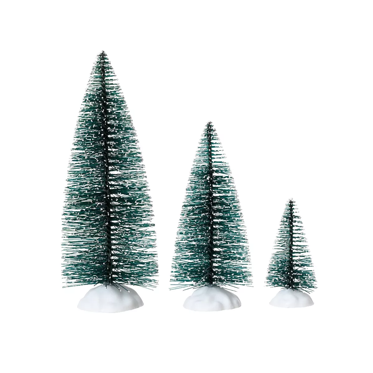 10er Set Tannen (H13,5 cm) fürs Weihnachtsdorf