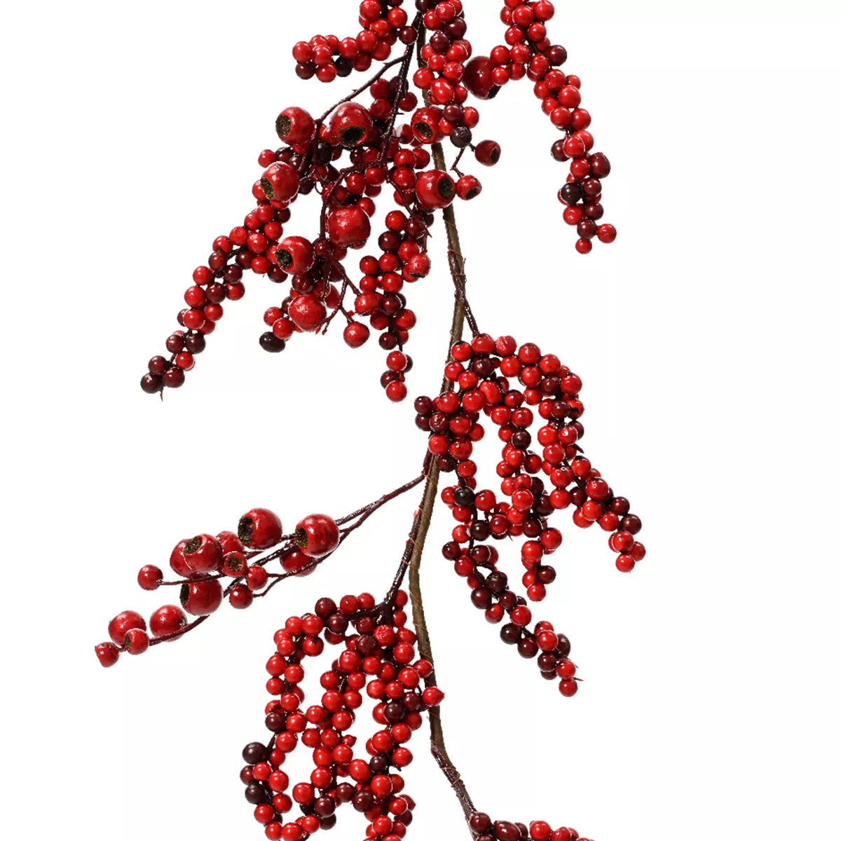 1 Guirlande mousse L3.00-W10.00-H130.00cm rouge
