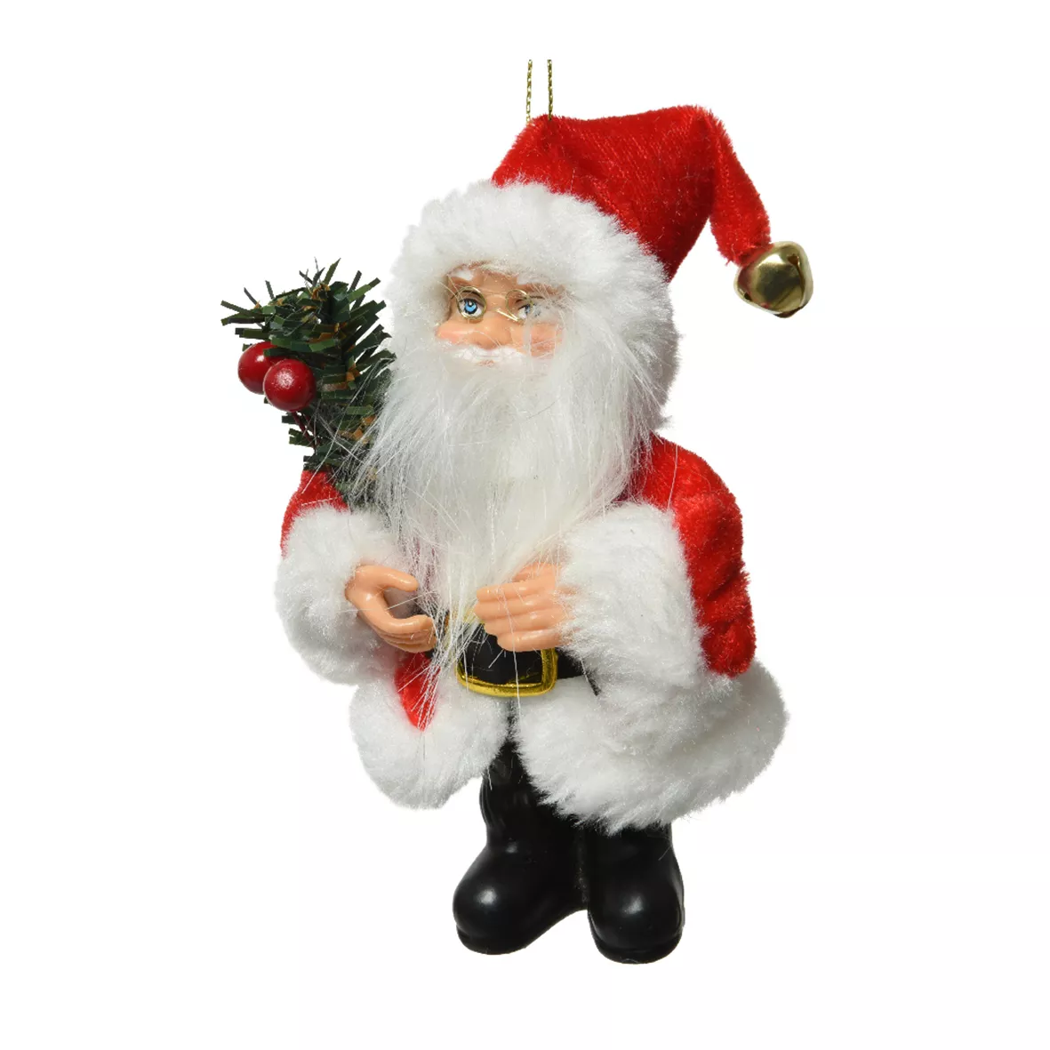 Père Noël à suspendre Vivien Rouge