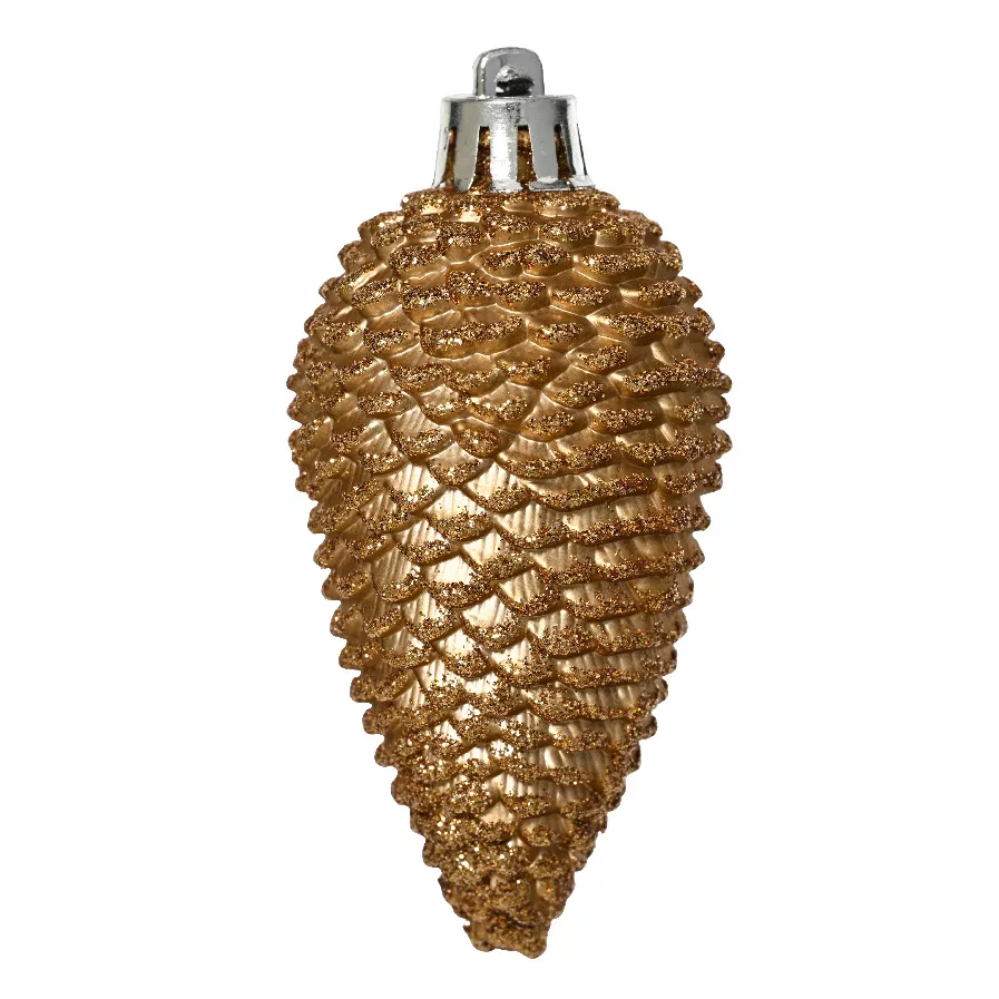 Set di 6 pigne da appendere Alpine Noci Pecan
