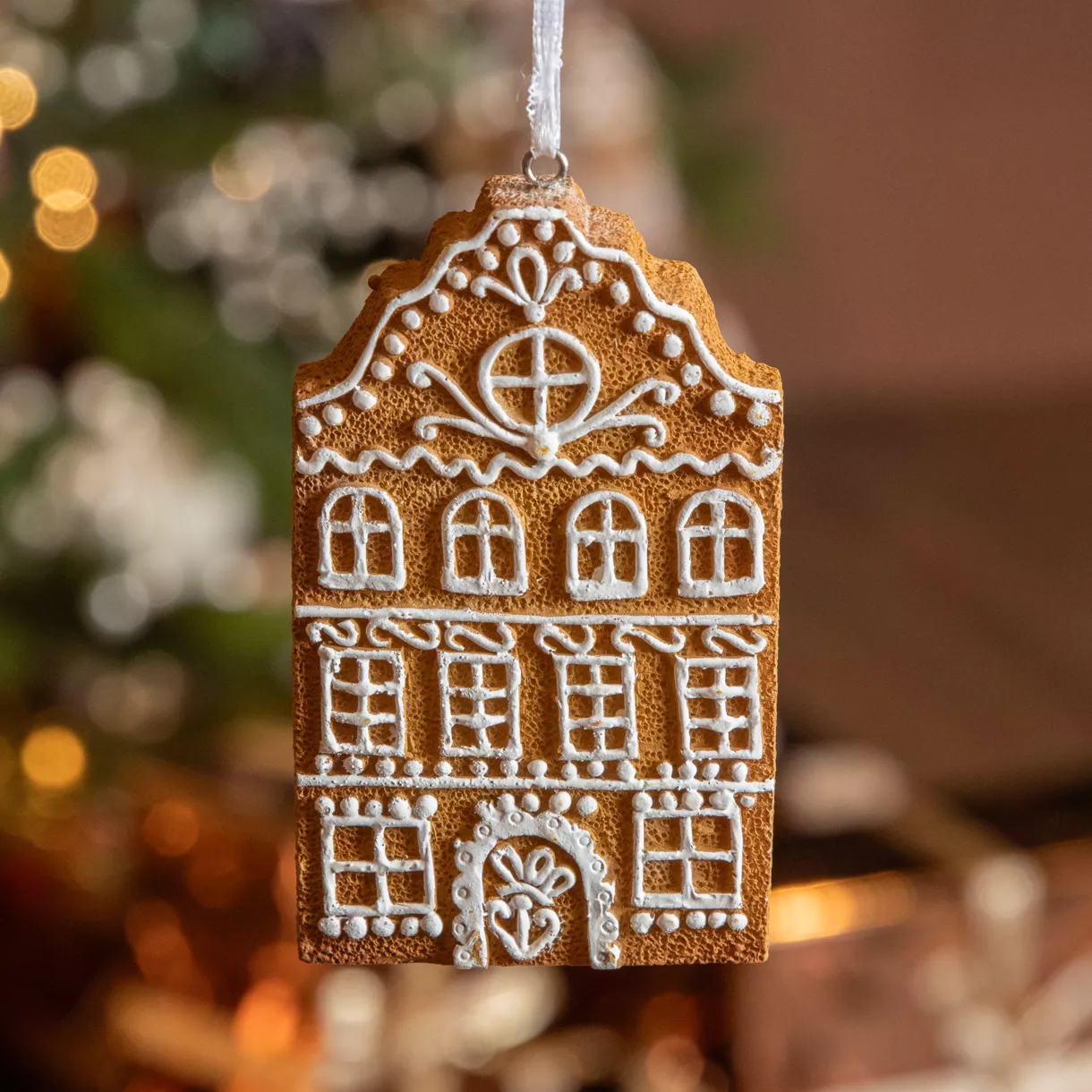 Maisonnette à suspendre (H10 cm) Pain d'épices de Noël