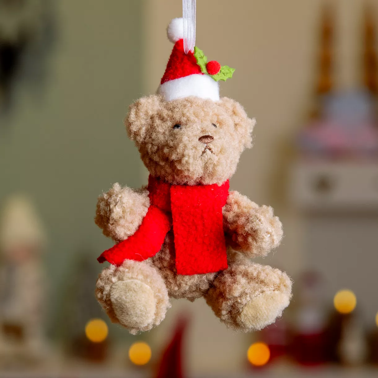 Peluche para colgar (H14 cm) León Oso bonito