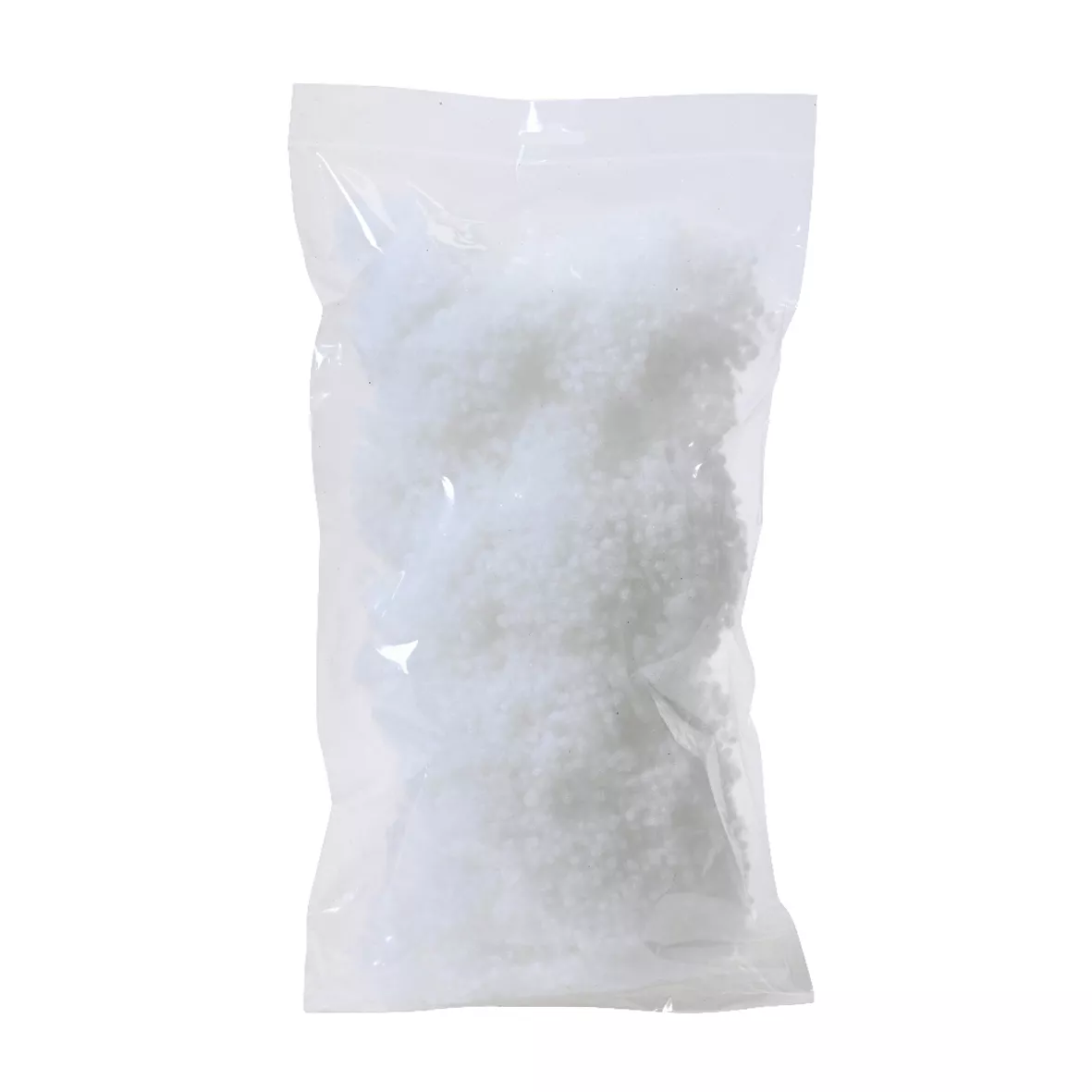 polybag Flocon neige polyester recycle L27.00-W25.00-H3.00cm blanc