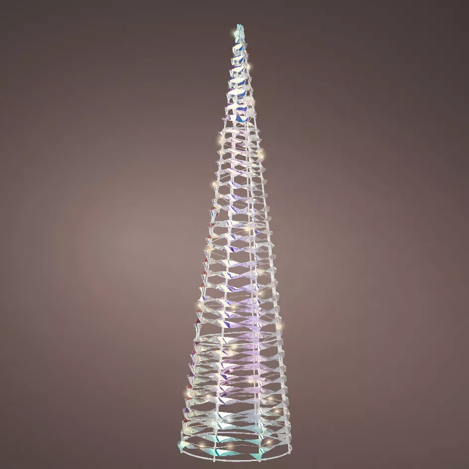 1 Micro LED cone intŽrieur dia16.00-H60.00cm-30L irise/blanc chaud