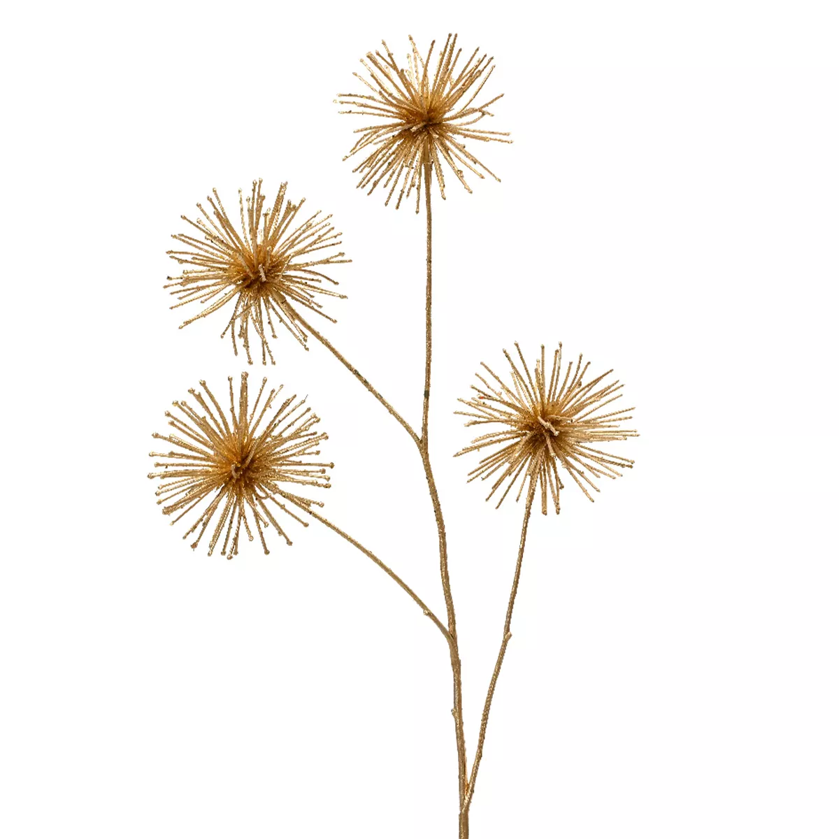 Flor decorativa de Navidad (H85 cm) Allium Butterfly Oro