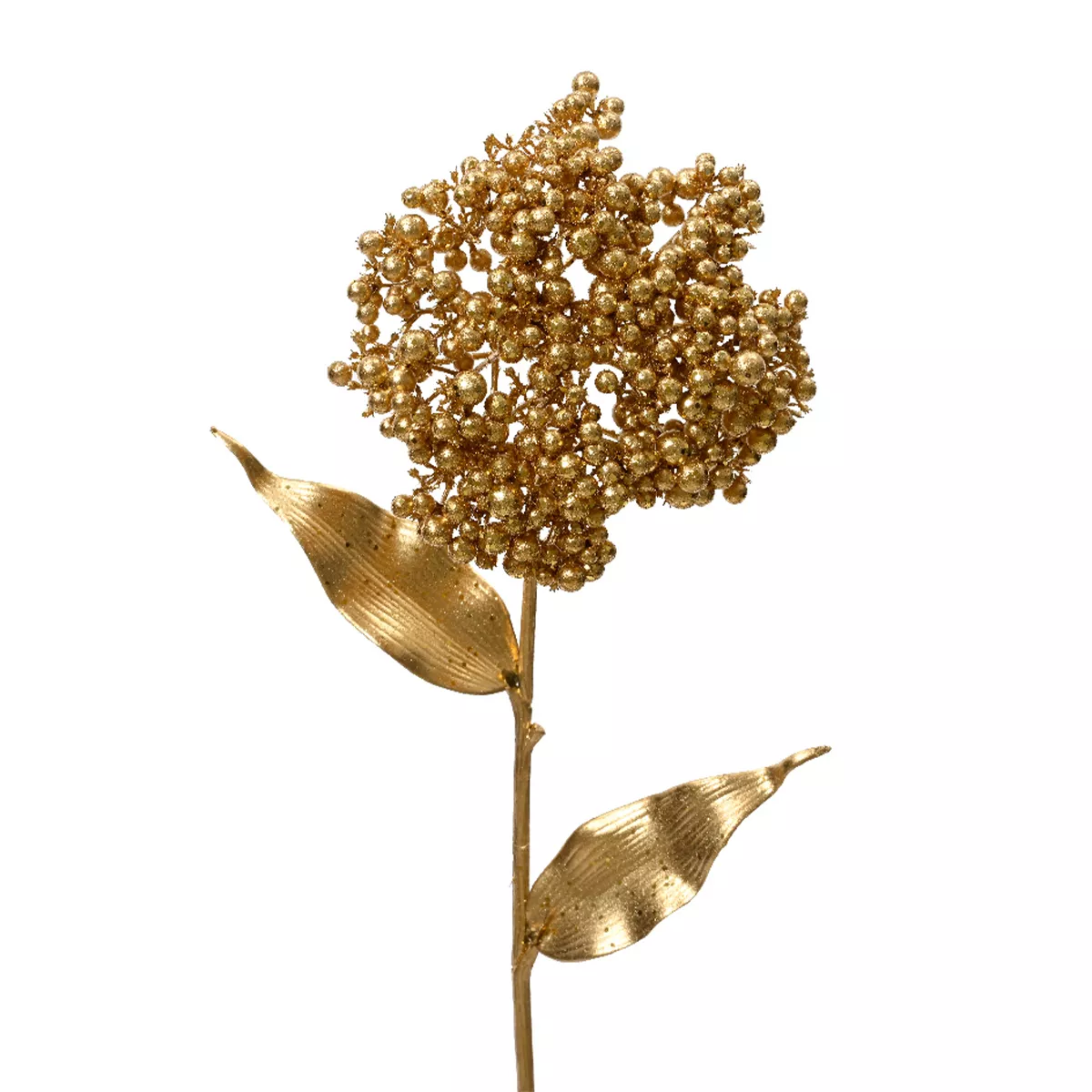 Flor decorativa de Navidad (H67 cm) Allium Oro