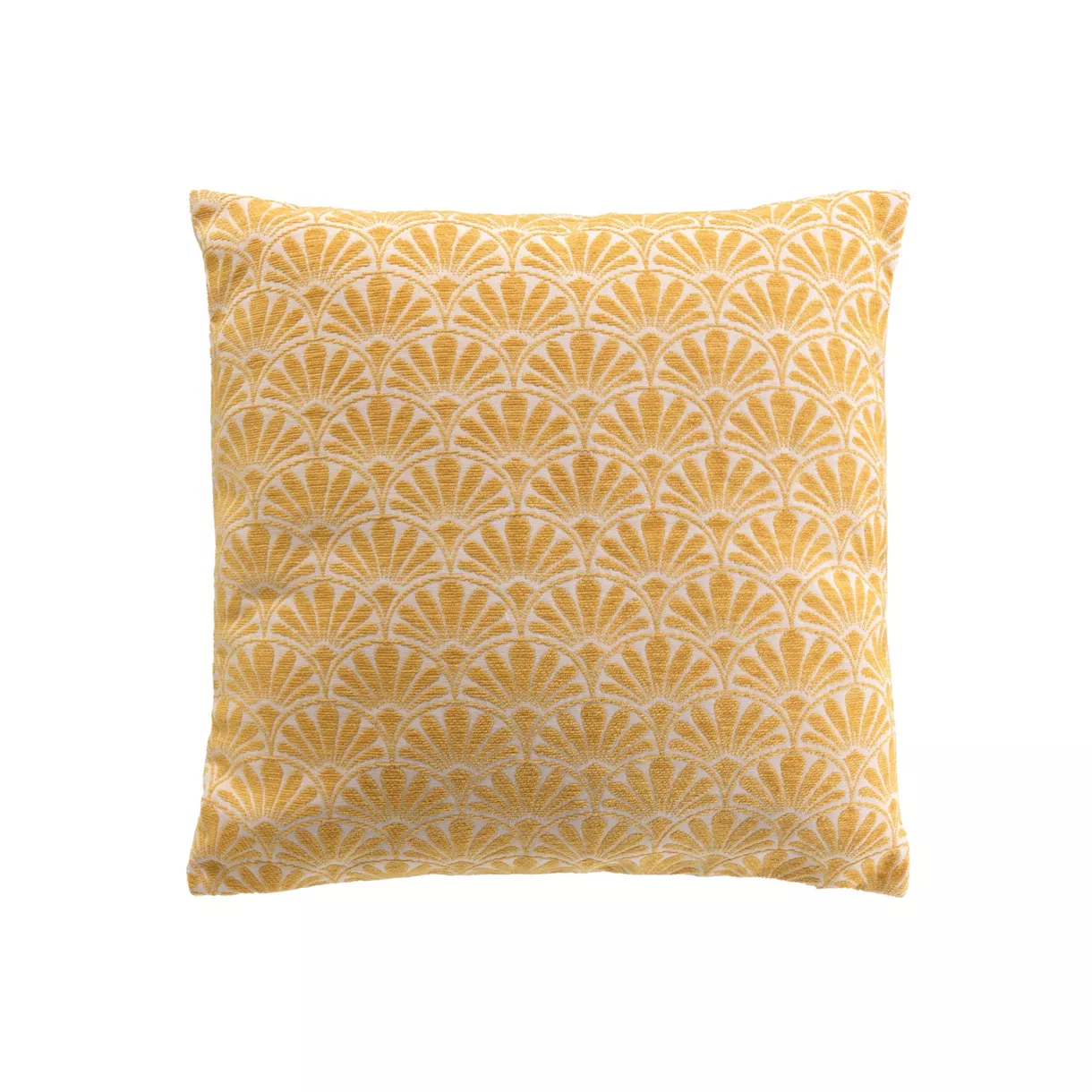 Housse de coussin carrée (40 x 40 cm) Echo Jaune ocre